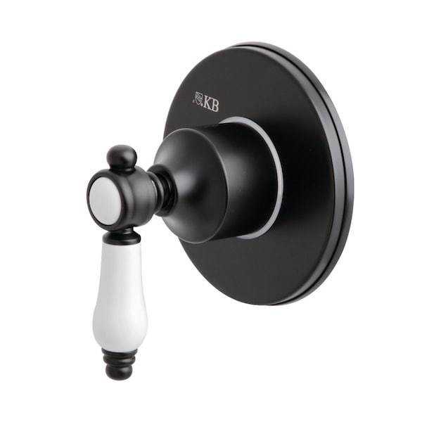 Diverter Valve, Matte Black, Wall Mount